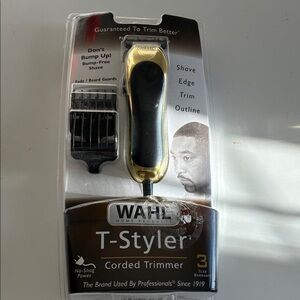 Wahl T-Styler Corded Trimmer - Black and Gold